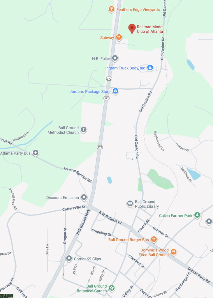 O Scale South location